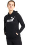 Фото #3 товара Толстовка женская PUMA Ess Logo Hoodie Tr черная