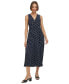 ფოტო #1 პროდუქტის Women's Sleeveless Printed Midi Dress