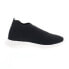 Фото #2 товара David Tate Prime Womens Black Canvas Slip On Lifestyle Sneakers Shoes 6