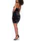 ფოტო #5 პროდუქტის Juniors' Strapless Notch-Neck Embellished Bodycon Dress