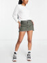 Фото #4 товара ASOS DESIGN Petite bellow pocket mini skirt in khaki