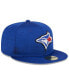 Фото #3 товара Men's Royal Toronto Blue Jays 2024 Clubhouse 59FIFTY Fitted Hat