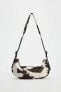 ANIMAL PRINT OVAL HANDBAG