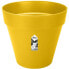 Фото #1 товара Loft Urban Round Flower Pot - Plastik - Pilled - Tank - mit Rollen - 40 - Ocker