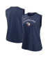Фото #1 товара Women's Navy Cleveland Guardians Muscle Play Tank Top