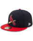 Бейсболка с логотипом St. Louis Cardinals New Era Authentic Collection 59FIFTY Красно-синий, 6 7/8 - фото #1