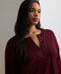 ფოტო #6 პროდუქტის Plus Size 3/4-Sleeve Tunic