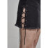 URBAN CLASSICS Denim Skirt Lace Up