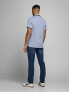 Фото #3 товара JJEPAULOS Slim Fit Bright Cobalt men´s polo shirt
