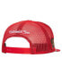 ფოტო #4 პროდუქტის Men's Red Chicago Bulls Roper Meshback Trucker Snapback Hat