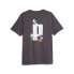 Фото #2 товара Puma The Smur X Graphic Logo Crew Neck Short Sleeve T-Shirt Mens Grey Casual Top