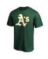 Фото #3 товара Men's Green Oakland Athletics Official Logo T-shirt