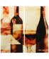 Фото #1 товара "Smokey Wine I Ab" Frameless Free Floating Tempered Glass Panel Graphic Wall Art Set of 2, 72" x 36" x 0.2" Each