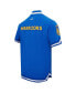 ფოტო #3 პროდუქტის Men's Royal Golden State Warriors Classic Warm-Up Full-Snap Jacket