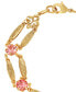 ფოტო #2 პროდუქტის Crystal Gold-Tone Link Bracelet