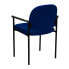 Фото #2 товара Comfort Navy Fabric Stackable Steel Side Reception Chair With Arms