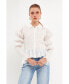 ფოტო #4 პროდუქტის Women's Smocked Blouse