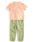 Фото #2 товара Baby Boys Sweater Polo and Pants, 2 Piece Set, Created for Macy's