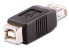 Фото #3 товара Lindy USB Adapter Type A-F/B-F - USB A - USB B - Black