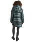 ფოტო #2 პროდუქტის Women's Bibbed Shawl-Collar Packable Shine Puffer Coat