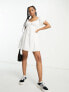 Фото #2 товара Hollister poplin dress in white
