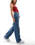 Фото #1 товара Wrangler loose straight fit jean in mid blue