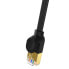 Фото #7 товара Szybki cienki kabel sieciowy RJ45 cat. 7 10Gbps 0.5m czarny