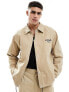 HUGO BLUE harrington jacket in beige