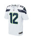 Men's Seattle Seahawks 12s White Elite Jersey