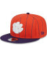Фото #2 товара Men's Orange, Purple Clemson Tigers Vintage-Like 9FIFTY Snapback Hat