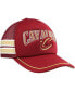 Фото #3 товара Men's Wine Cleveland Cavaliers Sidebrand Stripes Trucker Adjustable Hat