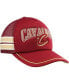 Men's Wine Cleveland Cavaliers Sidebrand Stripes Trucker Adjustable Hat