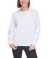 ფოტო #1 პროდუქტის Women's Long-Sleeve Crewneck T-Shirt