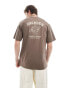 Фото #2 товара Dickies colstrip back print t-shirt in brown