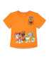 ფოტო #4 პროდუქტის Toddler Boys Paw Patrol Rubble Marshall Chase Pullover T-Shirt and French Terry Shorts Outfit Set to