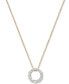 Фото #1 товара Macy's diamond Graduated Circle 18" Pendant Necklace (5/8 ct. t.w.) in 14k White Gold or 14k Yellow Gold