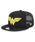 Фото #1 товара Men's Black Wonder Woman Trucker 9FIFTY Snapback Hat