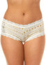 Фото #1 товара Hanky Panky Women's 245710 Annabelle Boyshort White Underwear Size M