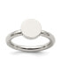 ფოტო #1 პროდუქტის Stainless Steel Polished Circle Ring