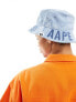 Фото #7 товара Aape By A Bathing Ape denim camo bucket hat in blue