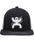 ფოტო #3 პროდუქტის Men's Black, White Arc Trucker Snapback Hat