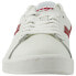 Diadora Game L Low Waxed Mens White Sneakers Casual Shoes 160821-C6313