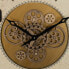Настенное часы Чёрный Позолоченный Стеклянный Железо 72 x 9 x 72 cm (3 штук)