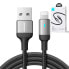 Kabel przewód iPhone USB - Lightning do szybkiego ładowania A10 Series 2.4A 2m czarny