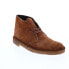 Фото #4 товара Clarks Desert Boot 26168531 Mens Brown Suede Lace Up Chukkas Boots