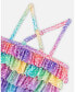 ფოტო #2 პროდუქტის Girl Two Piece Swimsuit Gradient Rainbow Print - Child