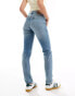 Lee Rider jeans in mid storm blue Голубой, W26 L31 - фото #5