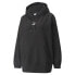 Puma Classics Oversized Pullover Hoodie Womens Black Casual Outerwear 533510-01