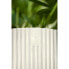 ELHO Vibes Fold Round Blumentopf 30 Wei 30 x H 27 cm Innenbereich 100 % recycelt