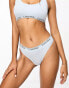 Фото #2 товара Calvin Klein Modern Seamless high waist thong in baby blue